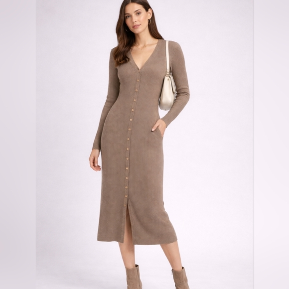 Aritzia Dresses & Skirts - ARITZIA TAN *UTOPIA * DRESS